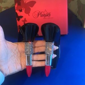 Sz 10 Pleaser stiletto sandal. Fun and sexy lipstick heal. *NEW* never worn.